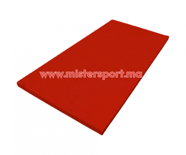 Tapis de gymnastique rouge – 2m sur 1 – 4 cm